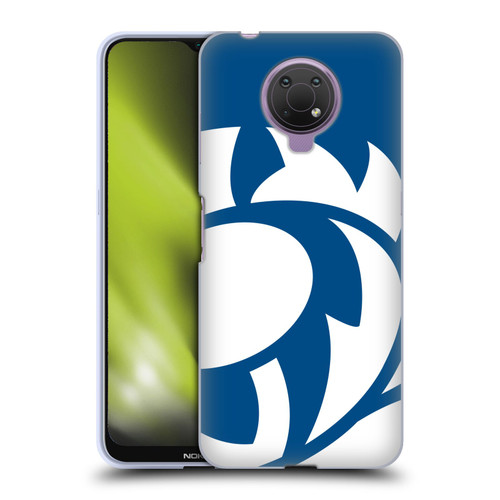 Scotland Rugby Oversized Thistle Saltire Blue Soft Gel Case for Nokia G10