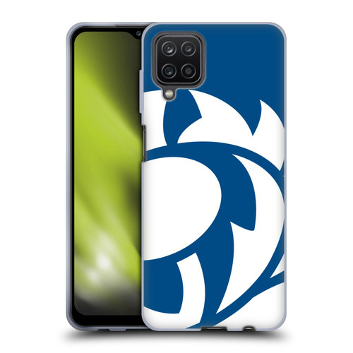 Scotland Rugby Oversized Thistle Saltire Blue Soft Gel Case for Samsung Galaxy A12 (2020)