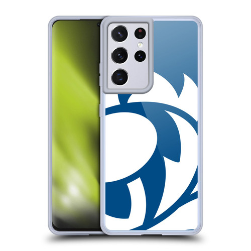 Scotland Rugby Oversized Thistle Saltire Blue Soft Gel Case for Samsung Galaxy S21 Ultra 5G