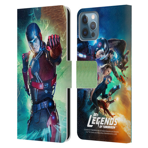 Legends Of Tomorrow Graphics Atom Leather Book Wallet Case Cover For Apple iPhone 12 / iPhone 12 Pro