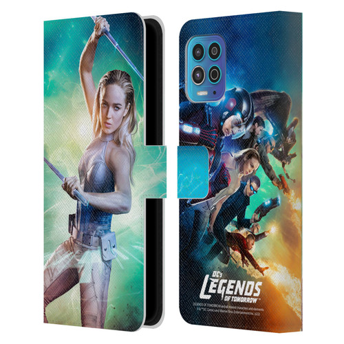 Legends Of Tomorrow Graphics Sara Lance Leather Book Wallet Case Cover For Motorola Moto G100