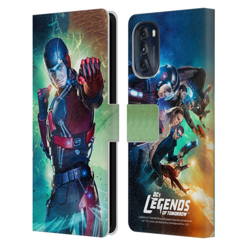 Legends Of Tomorrow Graphics Atom Leather Book Wallet Case Cover For Motorola Moto G (2022)