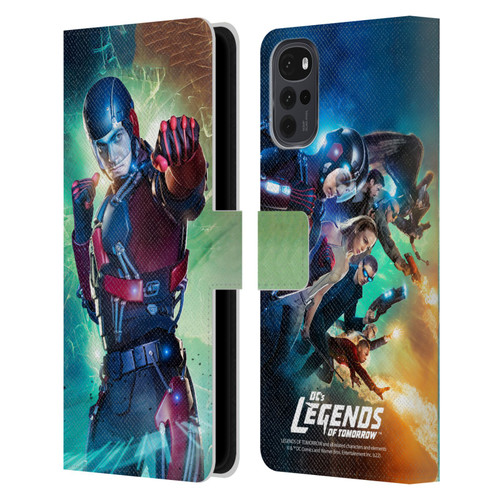 Legends Of Tomorrow Graphics Atom Leather Book Wallet Case Cover For Motorola Moto G22