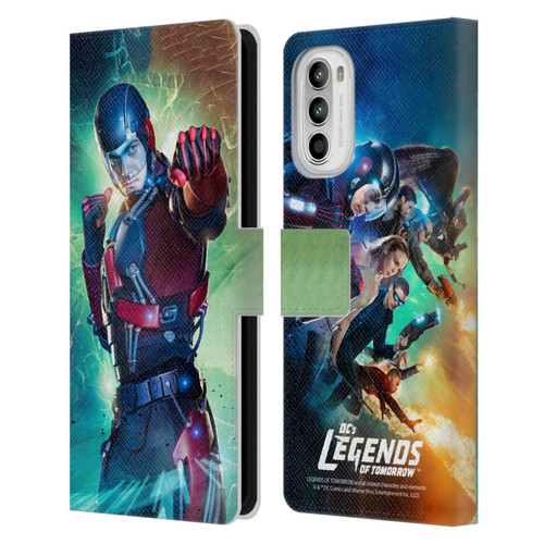 Legends Of Tomorrow Graphics Atom Leather Book Wallet Case Cover For Motorola Moto G52