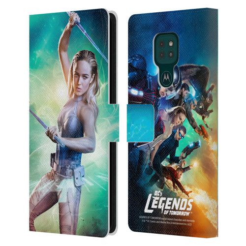 Legends Of Tomorrow Graphics Sara Lance Leather Book Wallet Case Cover For Motorola Moto G9 Play
