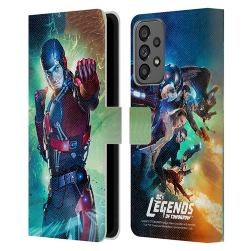 Legends Of Tomorrow Graphics Atom Leather Book Wallet Case Cover For Samsung Galaxy A73 5G (2022)