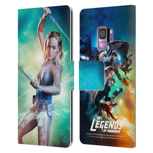 Legends Of Tomorrow Graphics Sara Lance Leather Book Wallet Case Cover For Samsung Galaxy S9