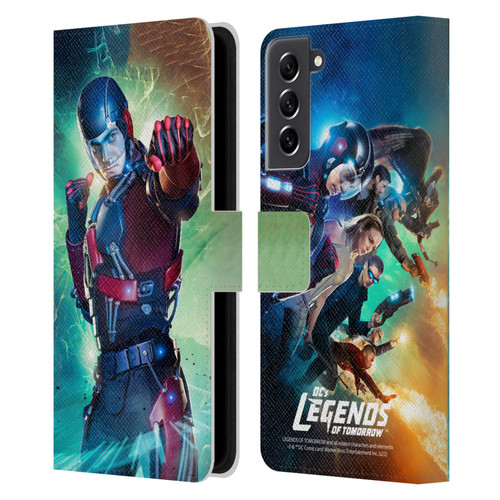 Legends Of Tomorrow Graphics Atom Leather Book Wallet Case Cover For Samsung Galaxy S21 FE 5G