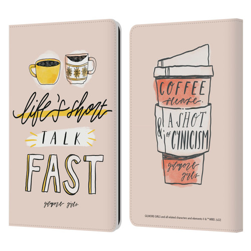 Gilmore Girls Graphics Life's Short Talk Fast Leather Book Wallet Case Cover For Amazon Kindle Paperwhite 1 / 2 / 3