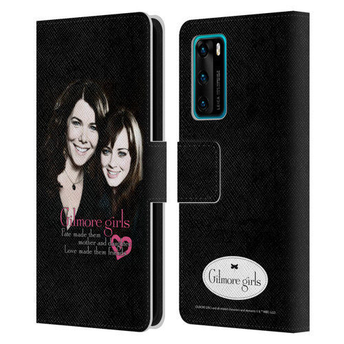 Gilmore Girls Graphics Fate Made Them Leather Book Wallet Case Cover For Huawei P40 5G