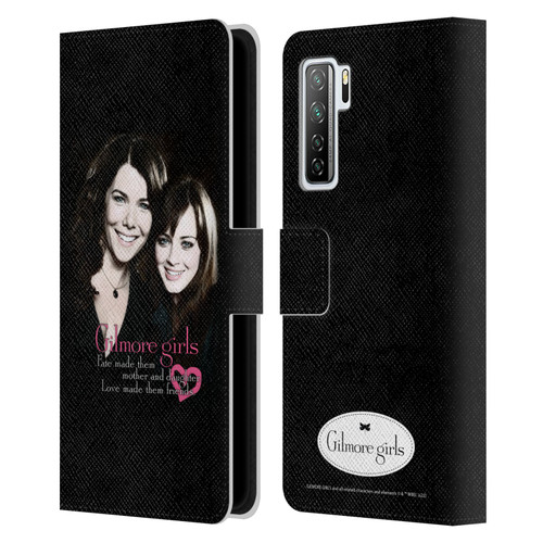 Gilmore Girls Graphics Fate Made Them Leather Book Wallet Case Cover For Huawei Nova 7 SE/P40 Lite 5G