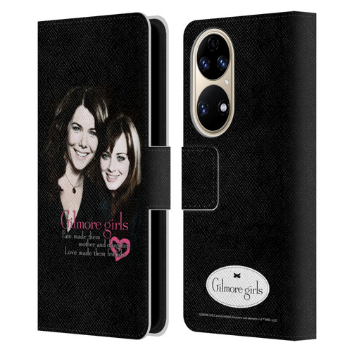 Gilmore Girls Graphics Fate Made Them Leather Book Wallet Case Cover For Huawei P50