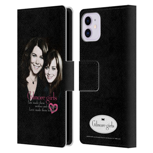 Gilmore Girls Graphics Fate Made Them Leather Book Wallet Case Cover For Apple iPhone 11