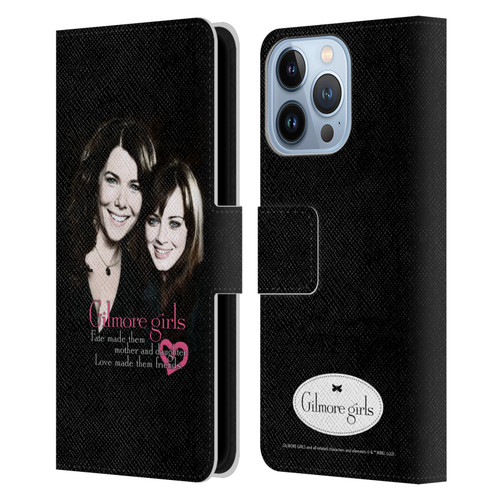 Gilmore Girls Graphics Fate Made Them Leather Book Wallet Case Cover For Apple iPhone 13 Pro