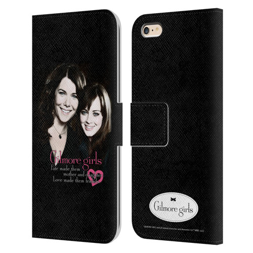Gilmore Girls Graphics Fate Made Them Leather Book Wallet Case Cover For Apple iPhone 6 Plus / iPhone 6s Plus