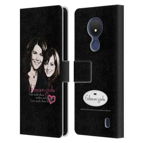 Gilmore Girls Graphics Fate Made Them Leather Book Wallet Case Cover For Nokia C21