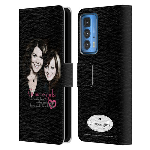 Gilmore Girls Graphics Fate Made Them Leather Book Wallet Case Cover For Motorola Edge 20 Pro