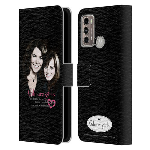 Gilmore Girls Graphics Fate Made Them Leather Book Wallet Case Cover For Motorola Moto G60 / Moto G40 Fusion