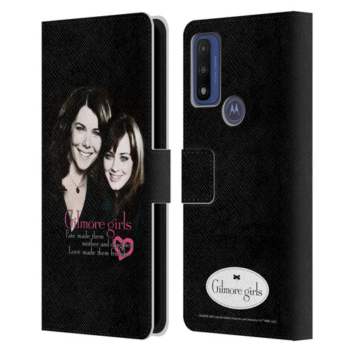 Gilmore Girls Graphics Fate Made Them Leather Book Wallet Case Cover For Motorola G Pure