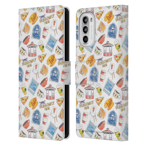 Gilmore Girls Graphics Icons Leather Book Wallet Case Cover For Motorola Moto G52