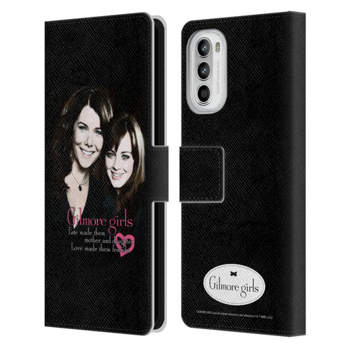 Gilmore Girls Graphics Fate Made Them Leather Book Wallet Case Cover For Motorola Moto G52