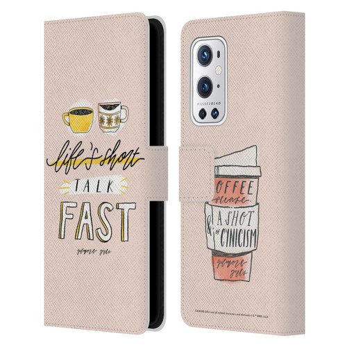 Gilmore Girls Graphics Life's Short Talk Fast Leather Book Wallet Case Cover For OnePlus 9 Pro