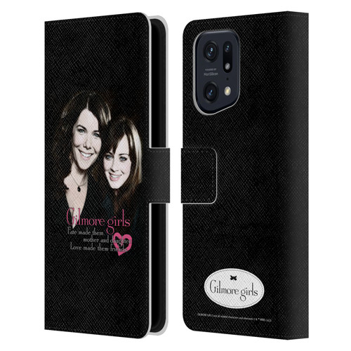Gilmore Girls Graphics Fate Made Them Leather Book Wallet Case Cover For OPPO Find X5 Pro