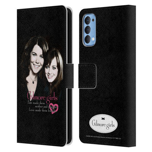 Gilmore Girls Graphics Fate Made Them Leather Book Wallet Case Cover For OPPO Reno 4 5G