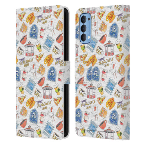 Gilmore Girls Graphics Icons Leather Book Wallet Case Cover For OPPO Reno 4 5G