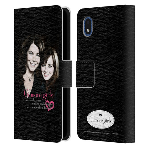 Gilmore Girls Graphics Fate Made Them Leather Book Wallet Case Cover For Samsung Galaxy A01 Core (2020)