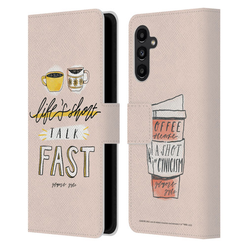 Gilmore Girls Graphics Life's Short Talk Fast Leather Book Wallet Case Cover For Samsung Galaxy A13 5G (2021)
