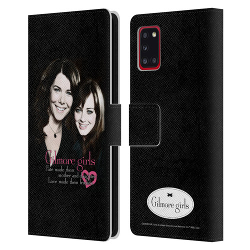 Gilmore Girls Graphics Fate Made Them Leather Book Wallet Case Cover For Samsung Galaxy A31 (2020)