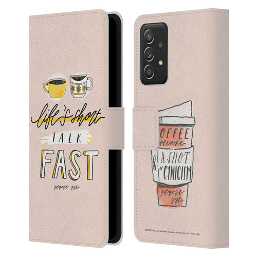 Gilmore Girls Graphics Life's Short Talk Fast Leather Book Wallet Case Cover For Samsung Galaxy A53 5G (2022)