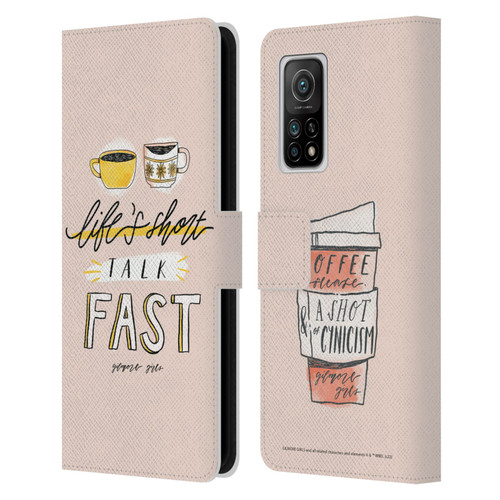 Gilmore Girls Graphics Life's Short Talk Fast Leather Book Wallet Case Cover For Xiaomi Mi 10T 5G