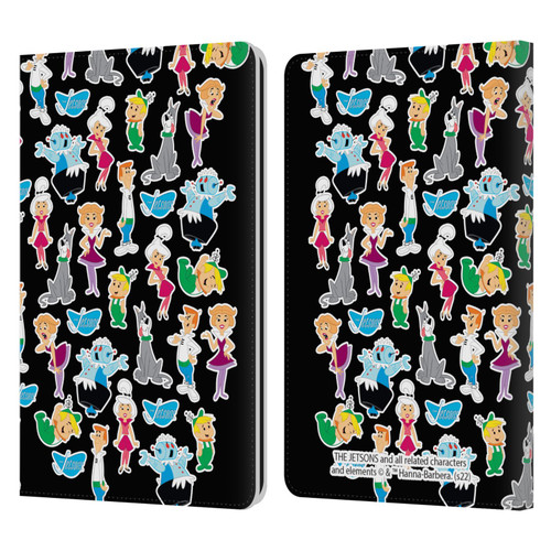 The Jetsons Graphics Pattern Leather Book Wallet Case Cover For Amazon Kindle Paperwhite 1 / 2 / 3