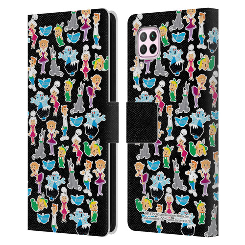 The Jetsons Graphics Pattern Leather Book Wallet Case Cover For Huawei Nova 6 SE / P40 Lite