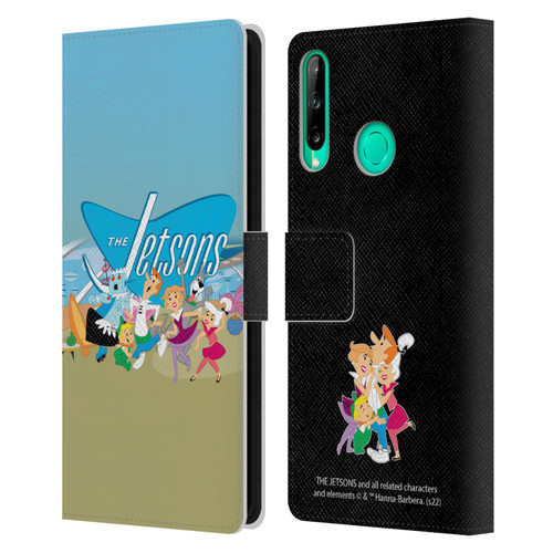 The Jetsons Graphics Group Leather Book Wallet Case Cover For Huawei P40 lite E