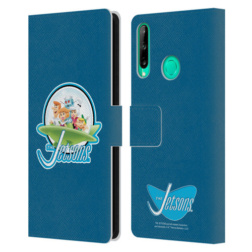 The Jetsons Graphics Logo Leather Book Wallet Case Cover For Huawei P40 lite E