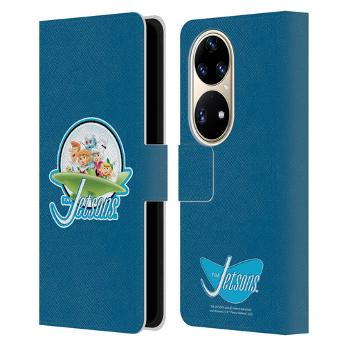 The Jetsons Graphics Logo Leather Book Wallet Case Cover For Huawei P50 Pro