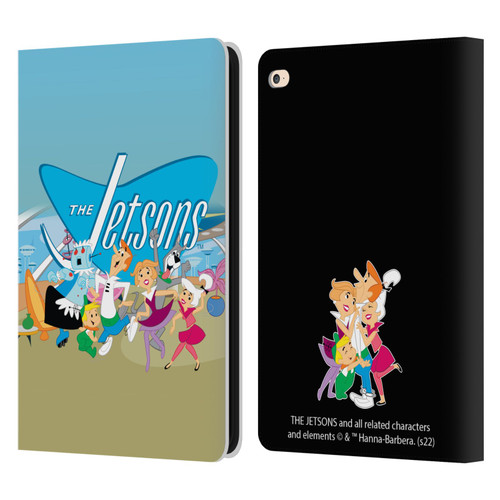 The Jetsons Graphics Group Leather Book Wallet Case Cover For Apple iPad Air 2 (2014)