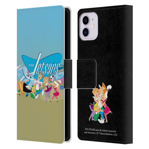 The Jetsons Graphics Group Leather Book Wallet Case Cover For Apple iPhone 11