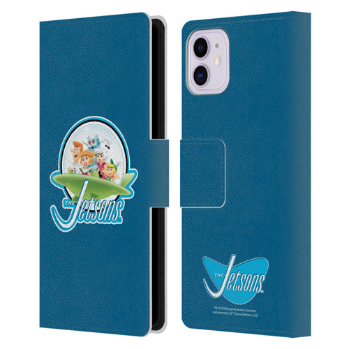 The Jetsons Graphics Logo Leather Book Wallet Case Cover For Apple iPhone 11