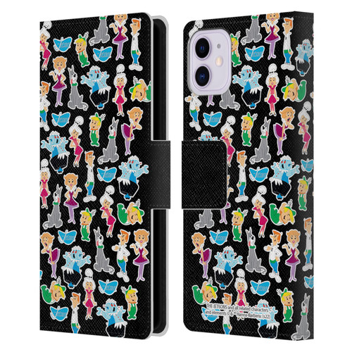 The Jetsons Graphics Pattern Leather Book Wallet Case Cover For Apple iPhone 11