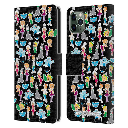 The Jetsons Graphics Pattern Leather Book Wallet Case Cover For Apple iPhone 11 Pro Max