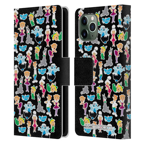 The Jetsons Graphics Pattern Leather Book Wallet Case Cover For Apple iPhone 11 Pro