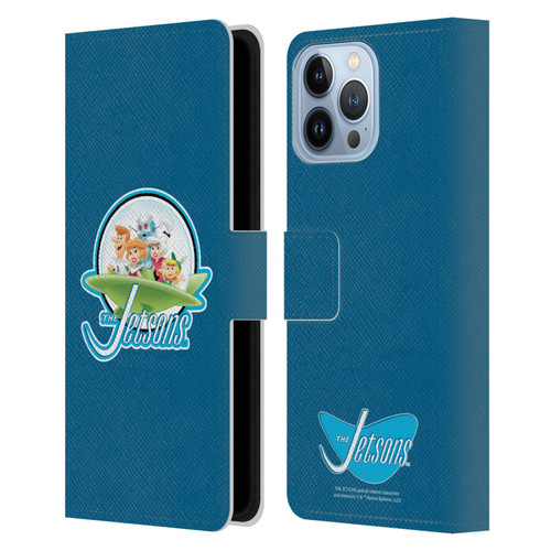 The Jetsons Graphics Logo Leather Book Wallet Case Cover For Apple iPhone 13 Pro Max