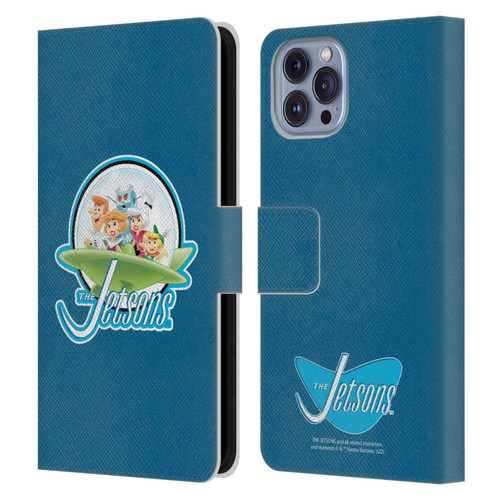 The Jetsons Graphics Logo Leather Book Wallet Case Cover For Apple iPhone 14