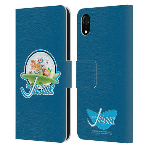 The Jetsons Graphics Logo Leather Book Wallet Case Cover For Apple iPhone XR