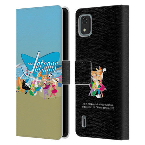 The Jetsons Graphics Group Leather Book Wallet Case Cover For Nokia C2 2nd Edition