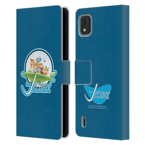 The Jetsons Graphics Logo Leather Book Wallet Case Cover For Nokia C2 2nd Edition